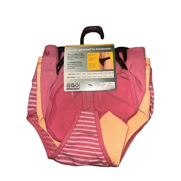 3-Pack | Kindly Yours Womens 2xl (20)‎ Sustainable Seamless Thong Panties - Picture 5 of 5